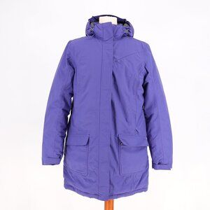 LANDS' END Women's Squall Waterproof Insulated Parka Jacket Coat Purple Size S